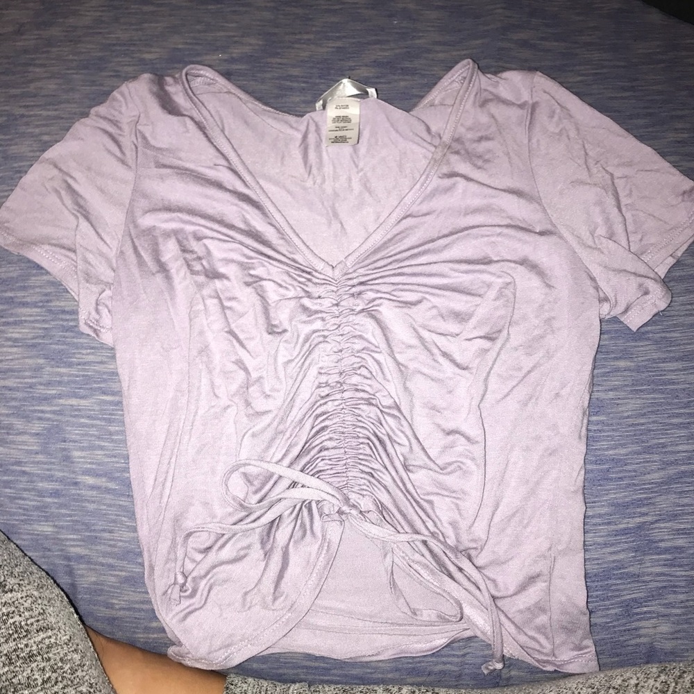 Lavender crop top